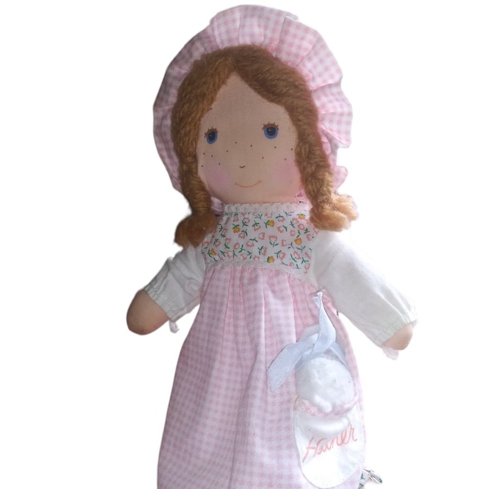 VTG Knickerbocker Heather Holly Hobbies Friend Stuffed Fabric Rag Doll Plush